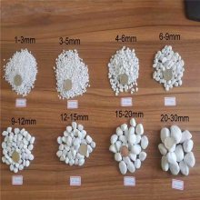 靈壽縣瑪琳礦產(chǎn)品加工廠 營口瑪琳白色碎石，為綠化園林添一抹純凈雅致